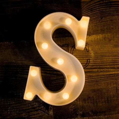 Letter LED Marquee Letter Lights  Warm White (S)