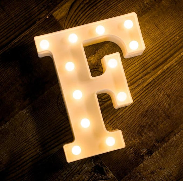 Letter LED Marquee Letter Lights  Warm White (F)