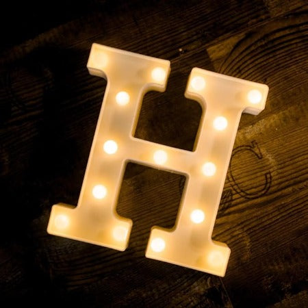 Letter LED Marquee Letter Lights  Warm White (H)