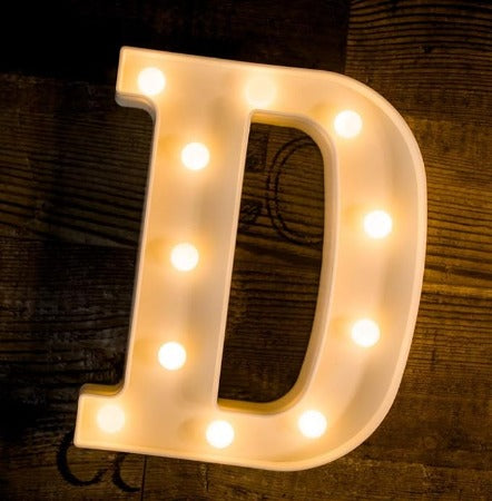 Letter LED Marquee Letter Lights  Warm White (D)