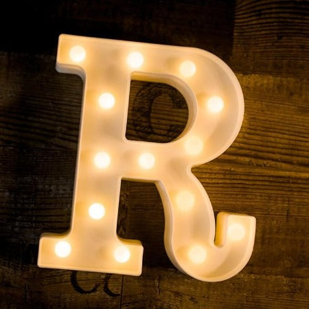 Letter LED Marquee Letter Lights  Warm White (R)