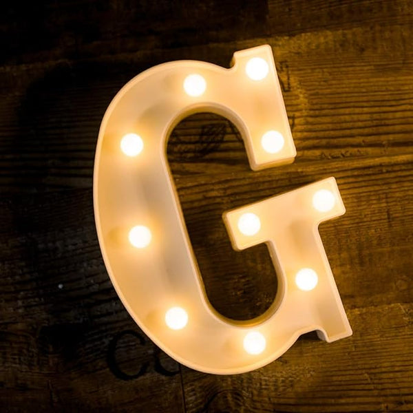 Letter LED Marquee Letter Lights  Warm White (G)