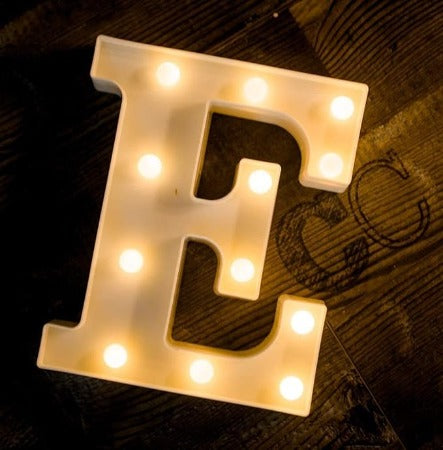 Letter LED Marquee Letter Lights  Warm White (E)