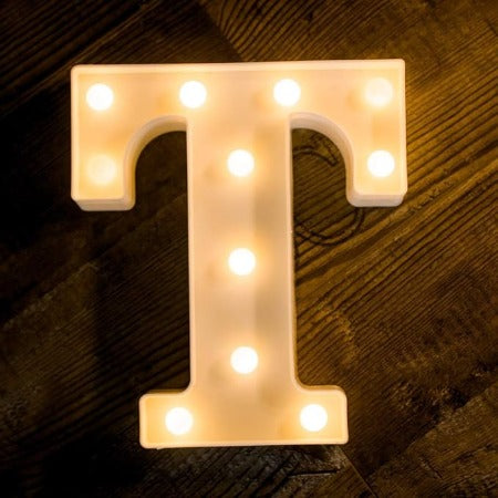 Letter LED Marquee Letter Lights  Warm White (T)