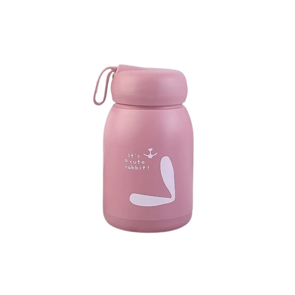 Cute water bottle for kids - 330 ml Cute Bunny Glass  Water BottleSipper