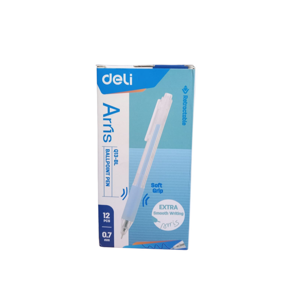 deli Pen Ballpoint Pen Blue Mini Tip (0.7mm) [Per Pen]