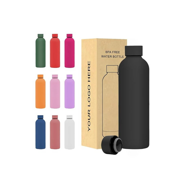 Personalized Name Stainless Steel Water Bottle - 500ml, Hot & Cold