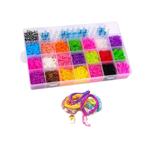 Rainbow Loom Bands Kit Bracelet Making with 4200 Looms(Multicolor)