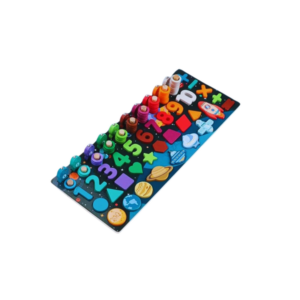 Space Solar System Wooden Puzzle Magnetic Montessori